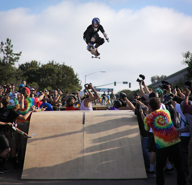 Dan Couch winning the "Big Air Challenge" Photo: Marcus Bandy.