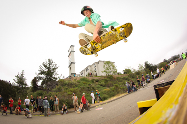 Chance Gaul boosting on the Sector 9 bank. Photo: Bandy.