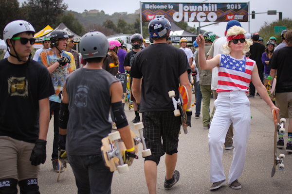 Liam Morgan definitely had the best costume. Photo: Bandy.