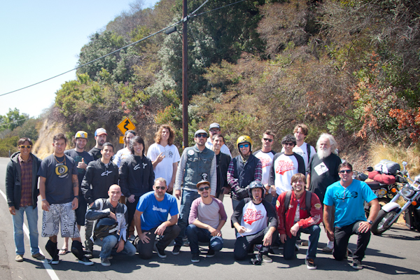 The crew of the Moto Radventure, 2013. Photo: Ruano.