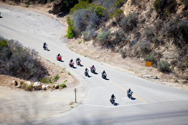 Climbing to the peak of the Santa Ynez Mountains. Photo: Ruano.