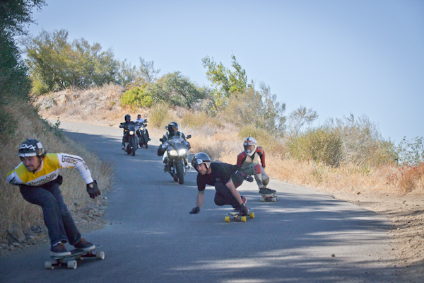 Louis Pilloni leading the pack. Photo: Ruano.