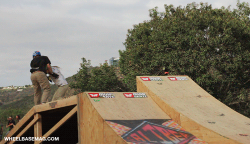 Royce & Carson. Head-to-head shred. GIF: Seth Brown.