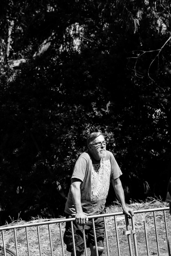 Paul Schmitt enjoying the last but of the Slide Jam. Photo: David Marano.