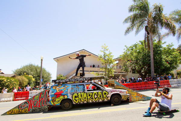 Ryan Ricker getting' his on the Gnar Car. Photo: David Marano.
