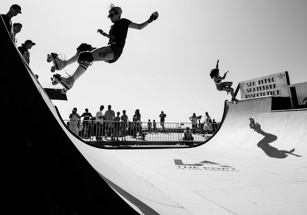Roller girls. Photo: David Marano.