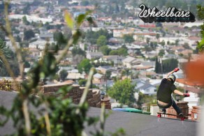 Levi Green, sliding above the sprawl. Photo: Bandy.