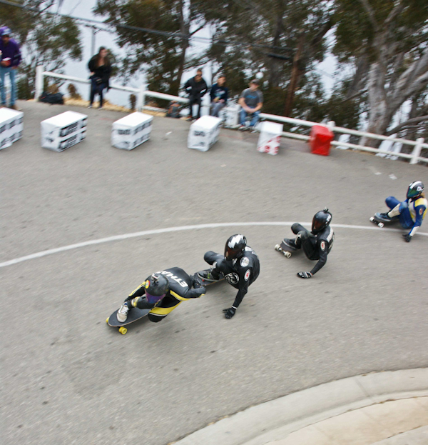 And they're off! Ethan Lau out front! Photo: Ruano.