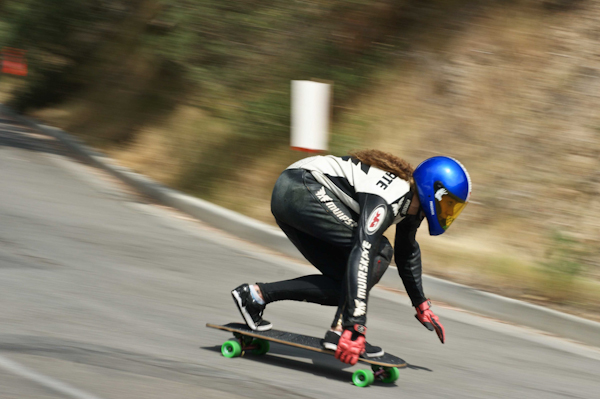 Sara Paulshock, charging. Photo: Ruano.