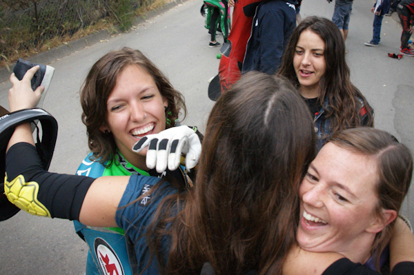 The ladies celebrating an awesome Women's Finals. Photo: Ruano.