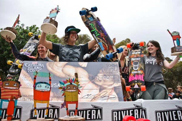 The Women's podium. Photo: Ruano.