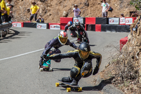 AJ winning on one foot. Photo: Khaleeq. 